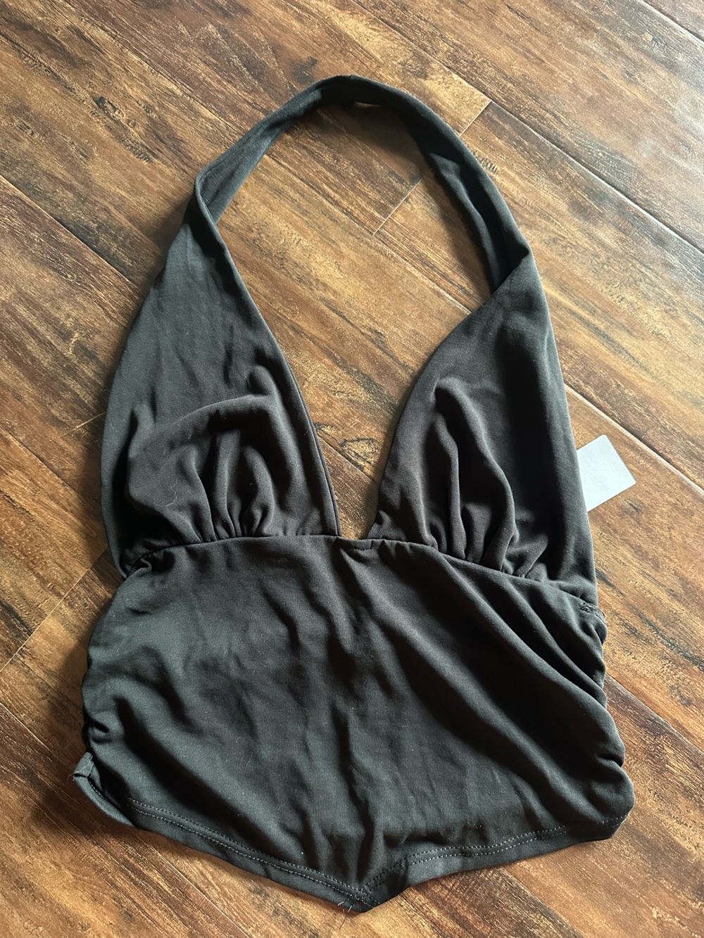 Urban Outfitters Black Halter Crop Top